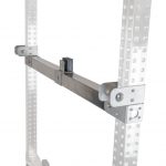 Polctartó inox flat/sima polchoz záró 600 mm