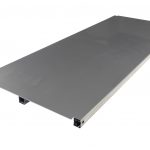 Polc inox flat/sima kivitel 900x400 mm