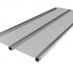 Polc inox flat/sima kivitel 1000x400 mm